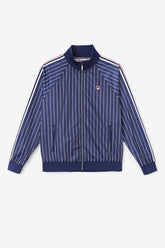 Men Sweatsuits & Tracksuits | FILA Mitch Track Jacket 410 PEACOAT / WHITE