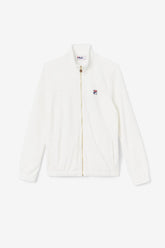 Men Sweatsuits & Tracksuits | FILA Ravid Velour Jacket 172 EGRET