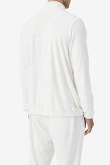 Men Sweatsuits & Tracksuits | FILA Ravid Velour Jacket 172 EGRET