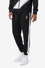 Men Sweatsuits & Tracksuits | FILA Runi Track Pant 001 BLACK / WHITE / MONUMENT