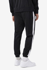 Men Sweatsuits & Tracksuits | FILA Runi Track Pant 001 BLACK / WHITE / MONUMENT