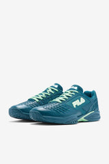 Men Tennis | FILA Men's Axilus 2 Energized 415 BLUE CORAL / GREEN ASH / WHITE