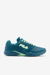 Men Tennis | FILA Men's Axilus 2 Energized 415 BLUE CORAL / GREEN ASH / WHITE