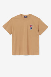 Men Tops | FILA 2Pac Patch Tee 227 TOBACCO BROWN