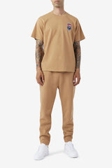 Men Tops | FILA 2Pac Patch Tee 227 TOBACCO BROWN