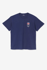 Men Tops | FILA 2Pac Patch Tee 410 FILA NAVY