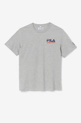 Men Tops | FILA Bevans Park Graphic Tee 073 HEATHER GREY