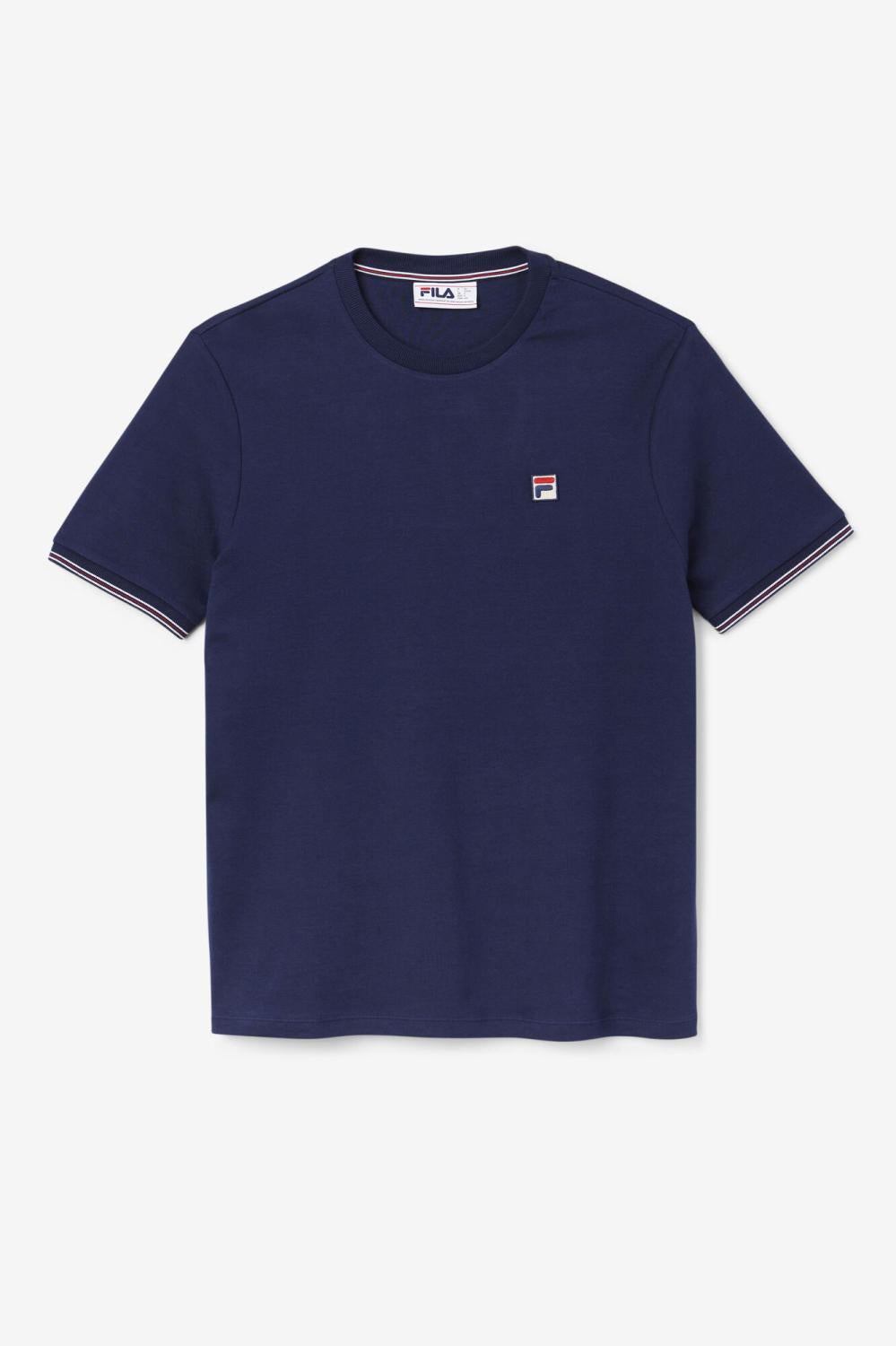 Men Tops | FILA Caleb Crew 410 FILA NAVY
