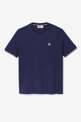 Men Tops | FILA Caleb Crew 410 FILA NAVY