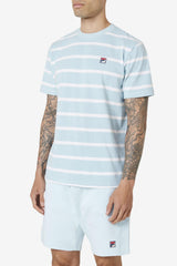 Men Tops | FILA Deny Crew 210 CLEAR BLUE / WHITE