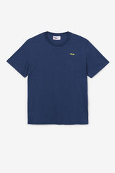 Men Tops | FILA Dilki Crew 934 FRENCH NAVY / BLAZING YELLOW