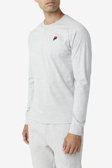 Men Tops | FILA Flynn Long Sleeve Tee 289 LIGHT GREY