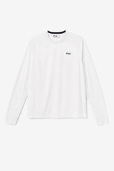 Men Tops | FILA Jazam Long Sleeve Crew 036 NIMBUS CLOUD / BLACK