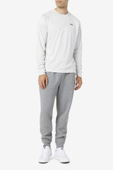 Men Tops | FILA Jazam Long Sleeve Crew 036 NIMBUS CLOUD / BLACK