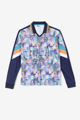 Men Tops | FILA Kay Goalie Jersey 412 FILA NAVY / PAGODA BLUE / TANGERINE / WHITE