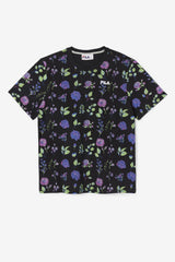 Men Tops | FILA Kensico Tee 001 BLACK / FLORAL PRINT