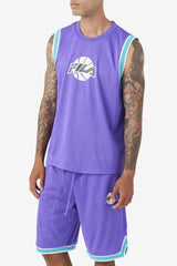 Men Tops | FILA Ovi Basketball Jersey 588 ELECTRIC PURPLE / CERAMIC / WHITE / DARK SHADOW