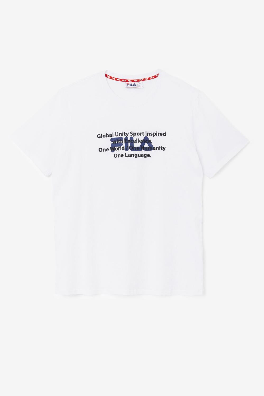 Men Tops | FILA Pepacton Tee 100 WHITE