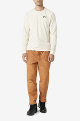 Men Tops | FILA Rappel Long Sleeve Tee 139 WHISPER WHITE