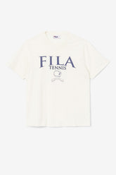 Men Tops | FILA Saran Tee 281 GARDENIA / FILA NAVY