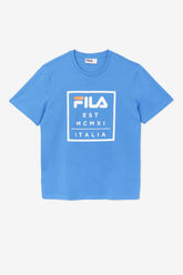 Men Tops | FILA Tenez Tee 480 STRONG BLUE