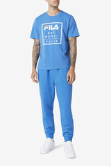 Men Tops | FILA Tenez Tee 480 STRONG BLUE