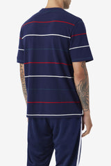 Men Tops | FILA Thiago Crew 410 FILA NAVY / DARK TEAL / FILA RED