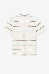 Men Tops | FILA Thiago Crew 806 EGRET / DARK TEAL / BROWN STONE