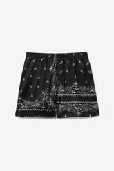 Men/Women Socks & Accessories | FILA 2Pac Bandana Print Boxer 001 BLACK / WHITE