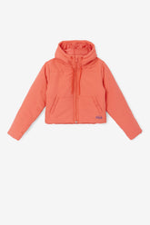 Women Jackets & Outerwear | FILA Eden Puffer Jacket 954 CAYENNE / PICKLED BEET