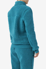 Women Jackets & Outerwear | FILA Freyja Sherpa Jacket 328 DEEP LAKE