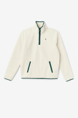 Women Jackets & Outerwear | FILA Kyomi Quarter Zip Pullover 300 TOFU / FOREST BIOME