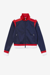 Women Jackets & Outerwear | FILA Sandy Track Jacket 410 FILA NAVY / FILA RED / WHITE