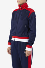Women Jackets & Outerwear | FILA Sandy Track Jacket 410 FILA NAVY / FILA RED / WHITE