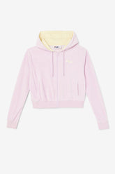 Women Jackets & Outerwear | FILA Zura Velour Jacket 534 WINSOM ORCHID