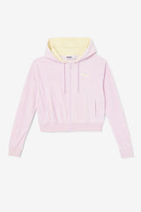 Women Jackets & Outerwear | FILA Zura Velour Jacket 534 WINSOM ORCHID