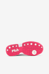 Women Pickleball | FILA Women's Double Bounce 156 WHITE / PINK GLOW / METALLIC SILVER