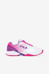 Women Pickleball | FILA Women's Volley Zone 149 WHITE / PINK GLO / ELECTRIC PURPLE