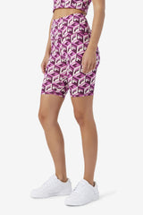 Women Shorts & Pants | FILA Ainhoa Bike Short 561 BATON ROUGE / POTPOURRI / GRAPE WINE