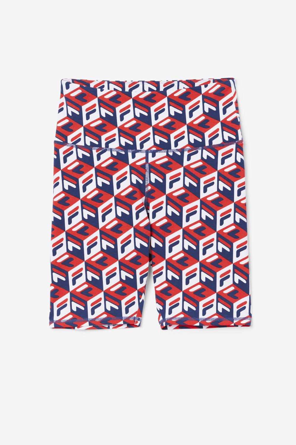 Women Shorts & Pants | FILA Ainhoa Bike Short 622 FILA RED / FILA NAVY / WHITE