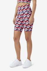 Women Shorts & Pants | FILA Ainhoa Bike Short 622 FILA RED / FILA NAVY / WHITE