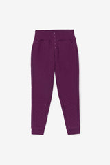Women Shorts & Pants | FILA Finley High Rise Quilted Jogger 522 PICKLED BEET / CROCUS PETAL