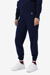 Women Shorts & Pants | FILA Frankie Knit Pant 410 FILA NAVY / FILA RED / WHITE