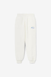 Women Shorts & Pants | FILA Freyja Sherpa Jogger 172 EGRET / JACARANDA / DEEP LAKE