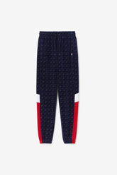 Women Shorts & Pants | FILA Helen Velour Jogger 410 FILA NAVY / FILA RED / WHITE