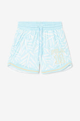 Women Shorts & Pants | FILA Quincy Basketball Short 443 CRYSTAL BLUE / WHITE PRINT