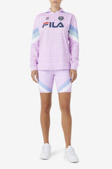 Women Shorts & Pants | FILA Yareli Bike Short 580 ORCHID BOUQUET / FOREVER BLUE / WHITE