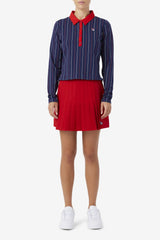 Women Skirts | FILA Amy Pleated Skirt 640 FILA RED
