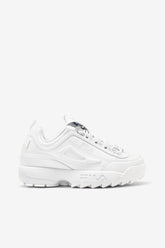 Women Sneakers | FILA Women's Disruptor 2 Premium 100 TRIPLE WHITE