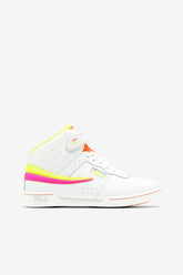 Women Sneakers | FILA Women's F-13 140 WHITE / SAFETY YELLOW / KNOCKOUT PINK